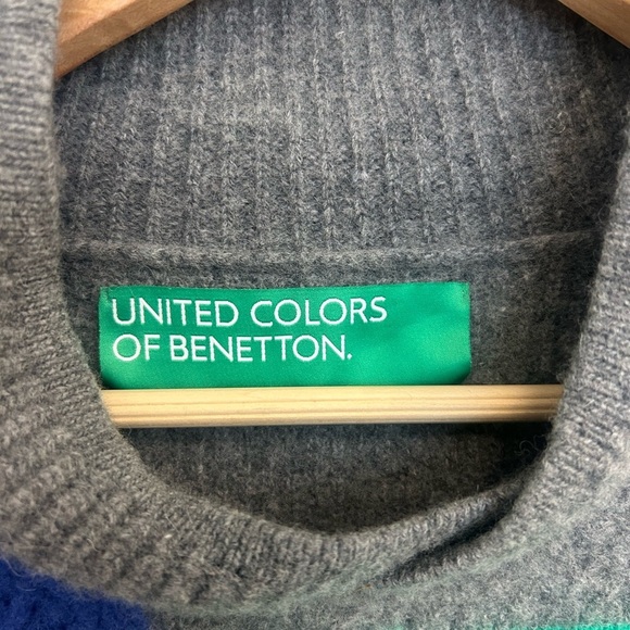 Vintage United Colors of Benetton wool sweater S-M good vintage condition rare! - Picture 4 of 12